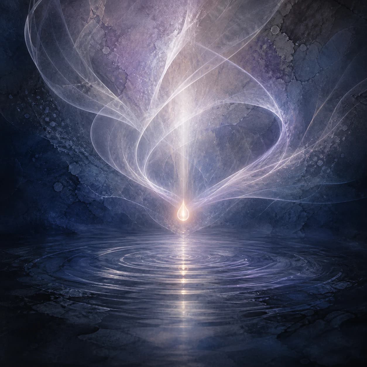 Illustration du chant « L’Esprit intercède » par Collectif Lumière.