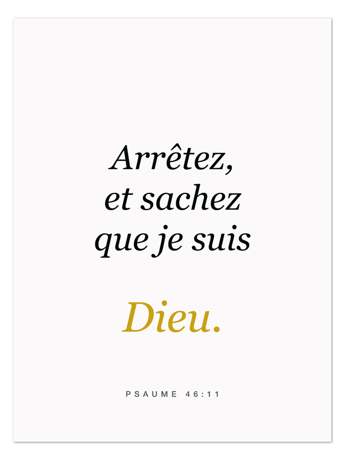 Affiche « Arrêtez, et sachez »