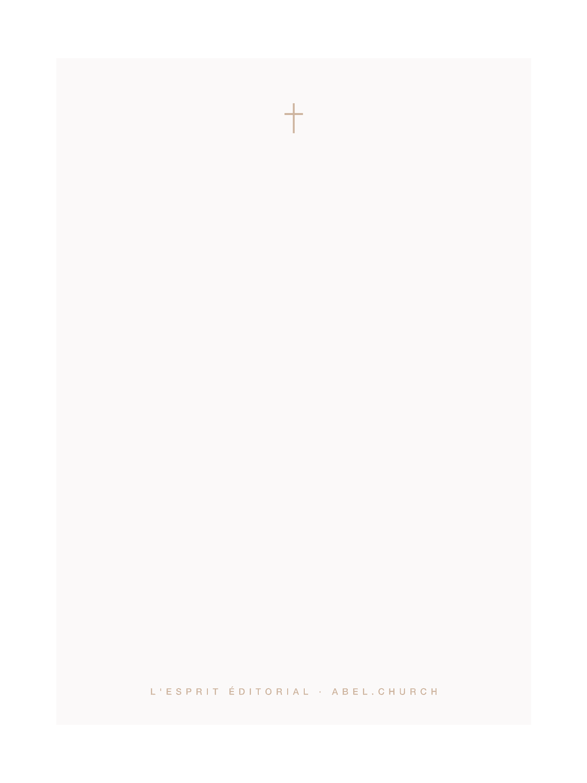 Cartes de bénédiction (lot de 10), verso