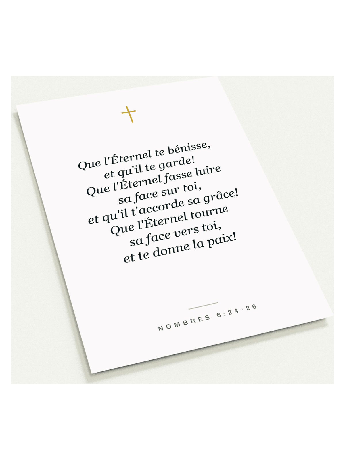Cartes de bénédiction (lot de 10)