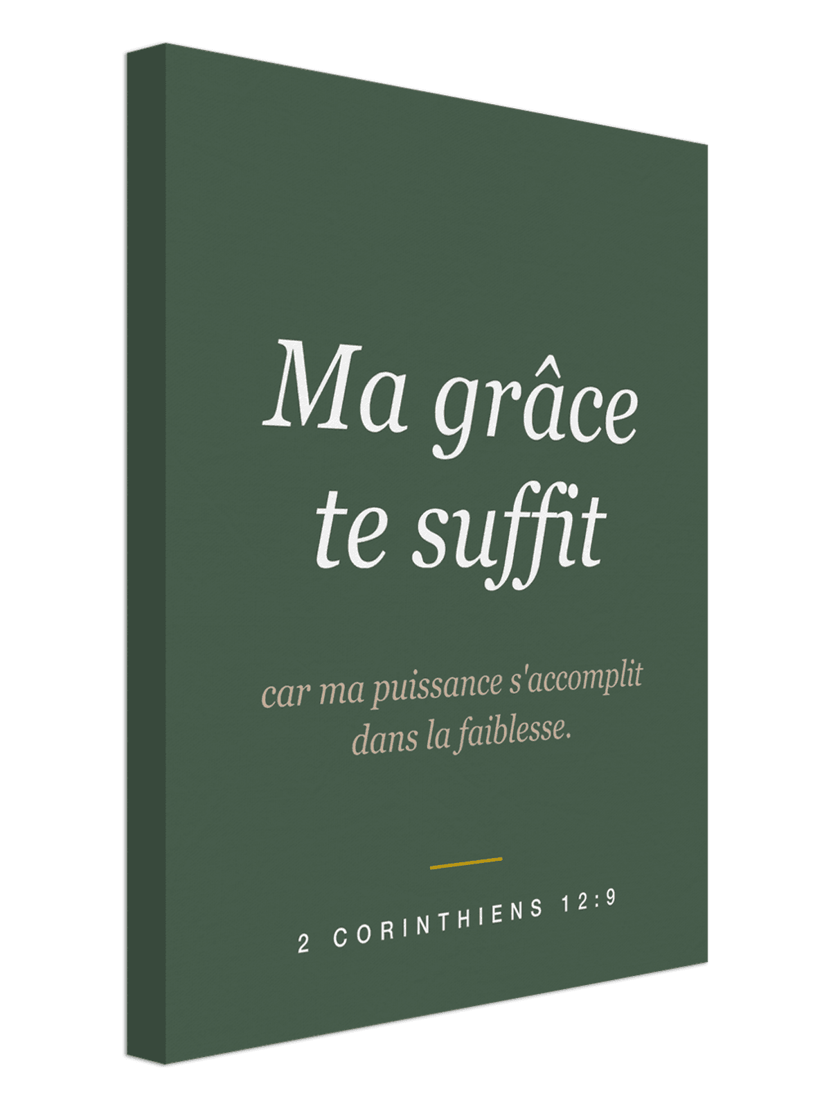 Toile « Ma grâce te suffit »