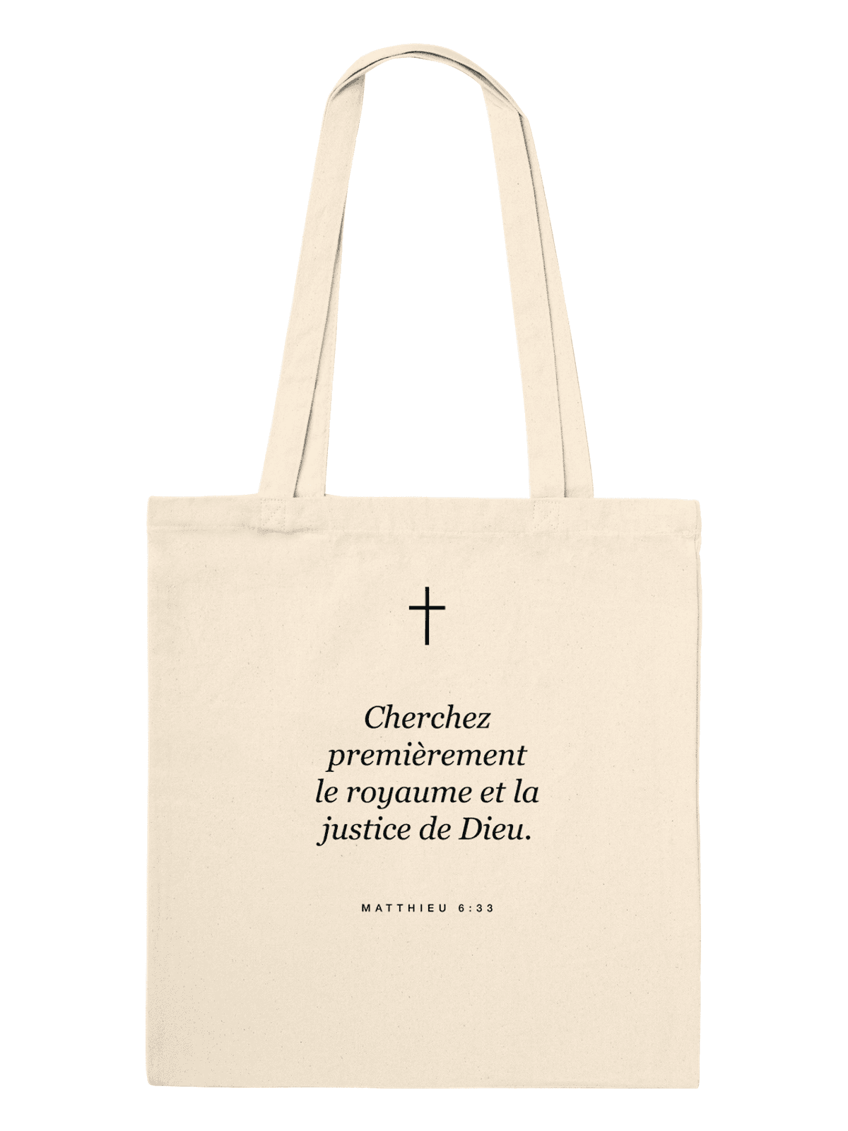 Tote bag « Cherchez premièrement »