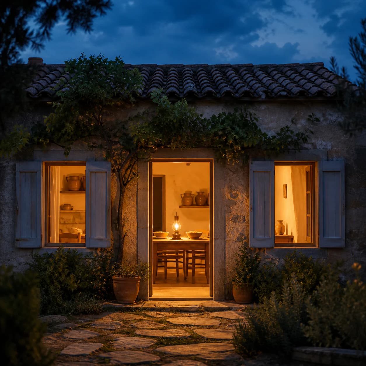 Illustration du chant « Nos maisons ouvertes » par Collectif Lumière.